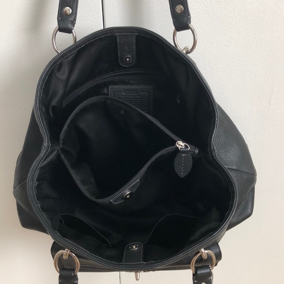 Coach Bags Coach Black Leather Double Strap Duffle Poshmark